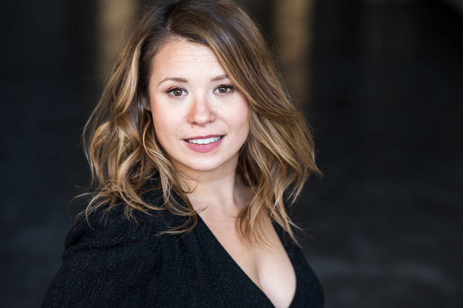 Photographe d'une comedienne pendant une seance photo de book à Marseille